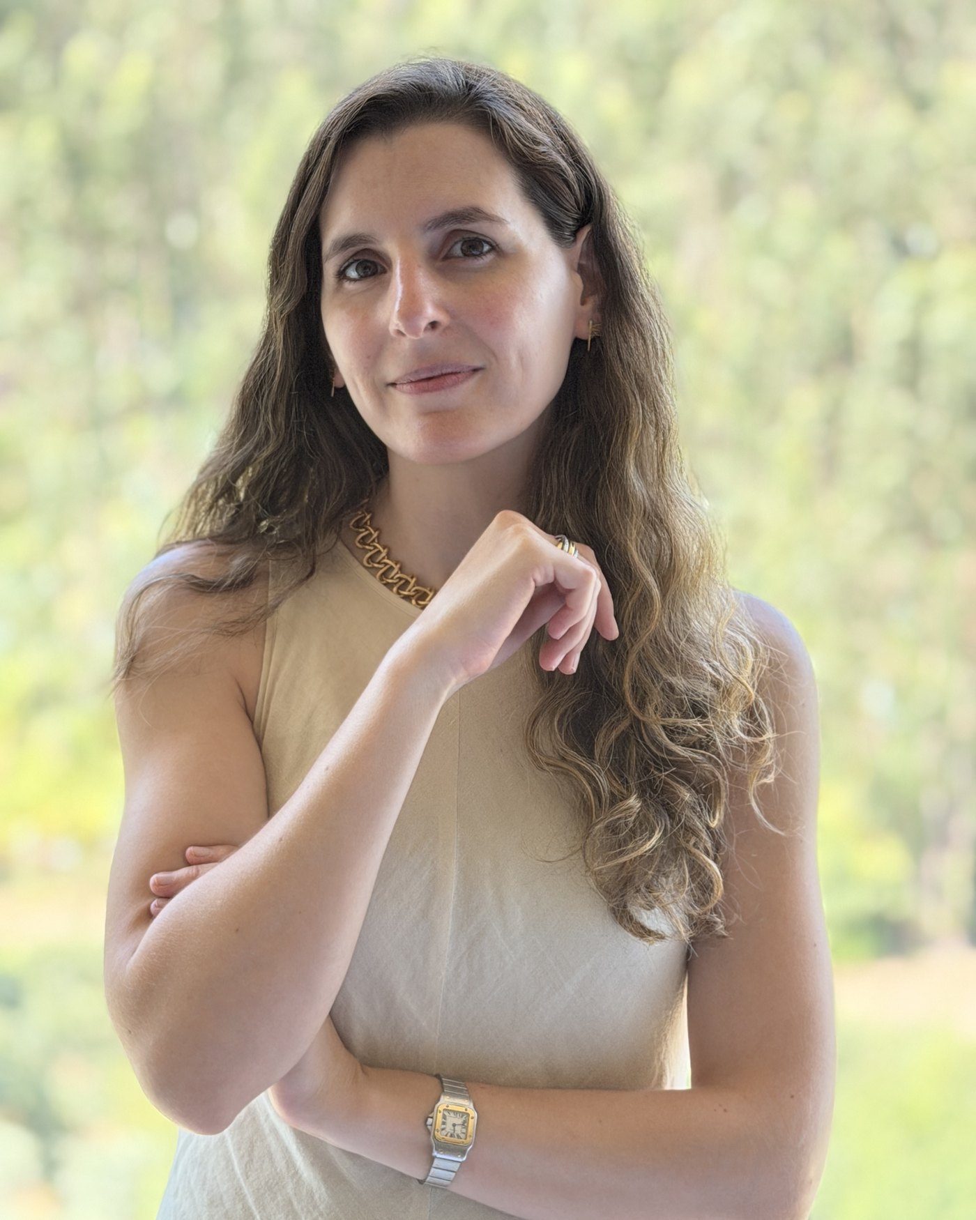 Dra. Catarina Chaves, retrato em plano aproximado
